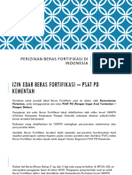 Perizinan Beras Fortifikasi Di Indonesia