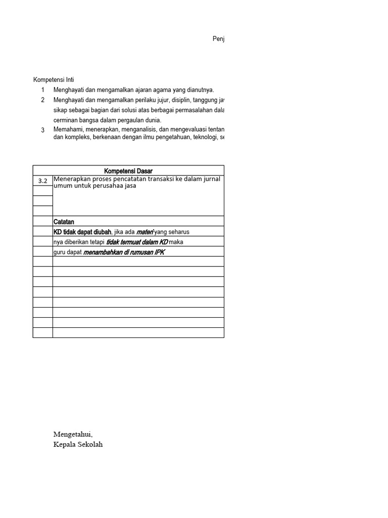 Indikator Pencapaian Kompetensi Akuntansi | PDF | Karier & Perkembangan