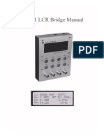 XJW01 LCR Bridge Manual