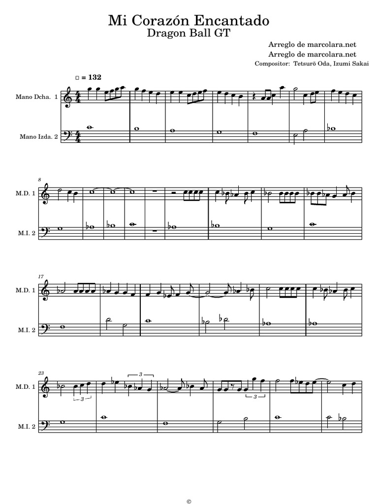 Mi Corazón Encantado Dragon Ball Gt Pdf