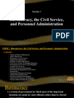 GROUP 3 Bureaucracy, The Civil Service, and Personnel