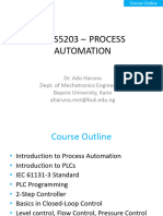 MCS5203 Process Automation Course Outline