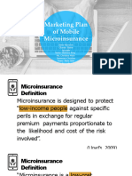 Marketing Plan Mobile Microinsurance Pre