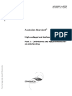 AS 60060 (All) High-Voltage Test Techniques