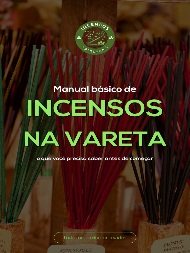 Como Fazer Incensos Artesanais em Varetas | PDF | Gastronomia, comida e ...