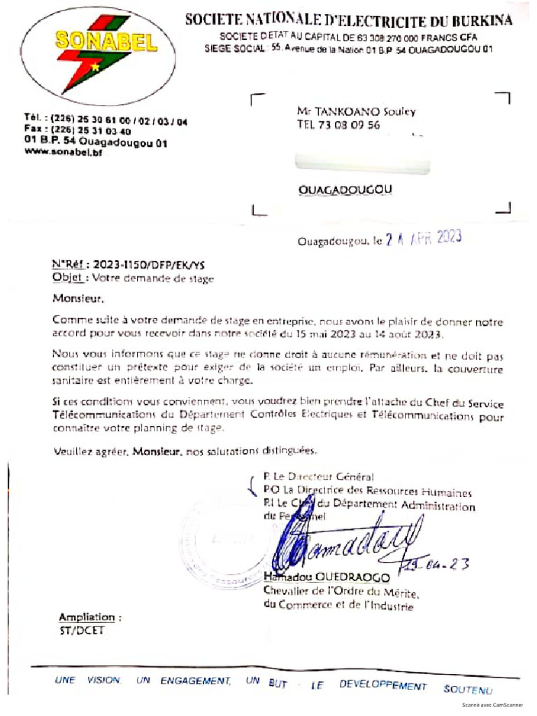 comment écrire un mail d acceptation de candidature