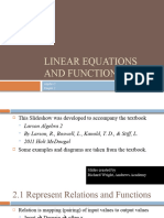 02 Linear Equations and Functions