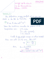 TD Thermochimie Corrigé Du Serie 1 - 2020 - 2021