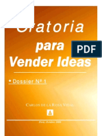 Carlos de La Rosa Vidal - Oratoria Para Vender Ideas