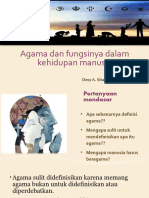 Agama Dan Fungsi DLM Kehidupan Manusia