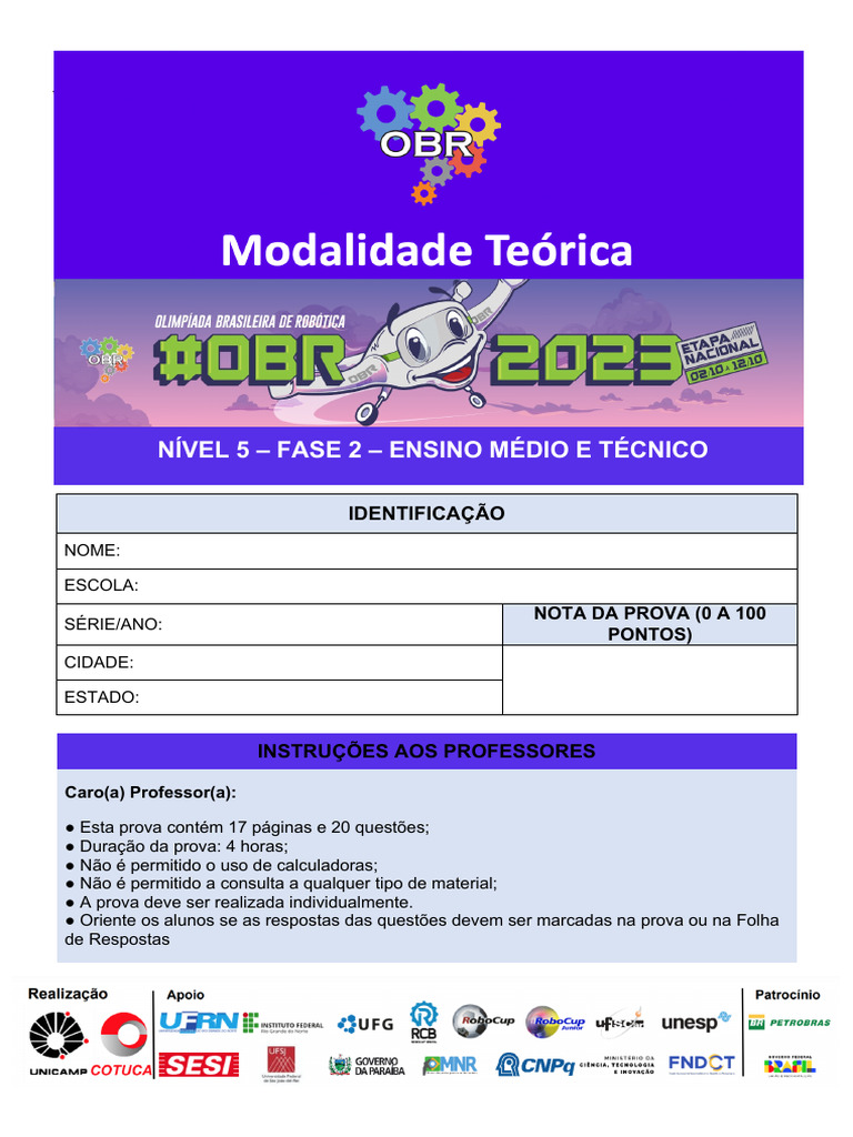 Prova Obr | PDF