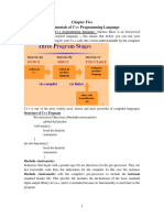 Chapter One (Fundamentals of C++ Programming Language)