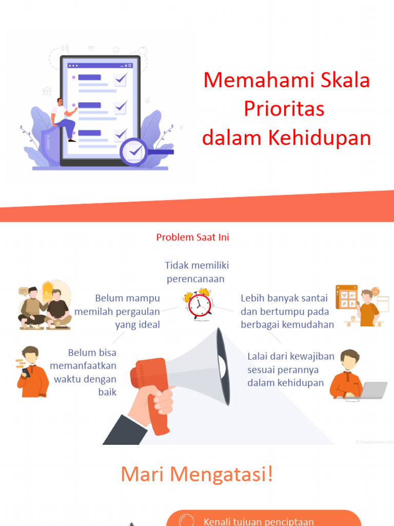 Memahami Skala Prioritas Dalam Kehidupan | PDF