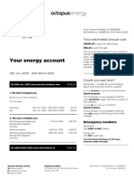 Your Energy Account: Your Estimated Annual Cost
