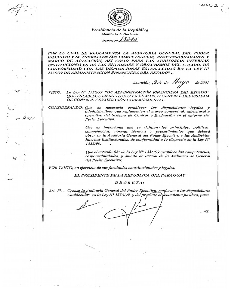 Decreto 13245 | PDF