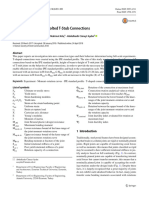 A Novel Approach For Bolted T-Stub Connections