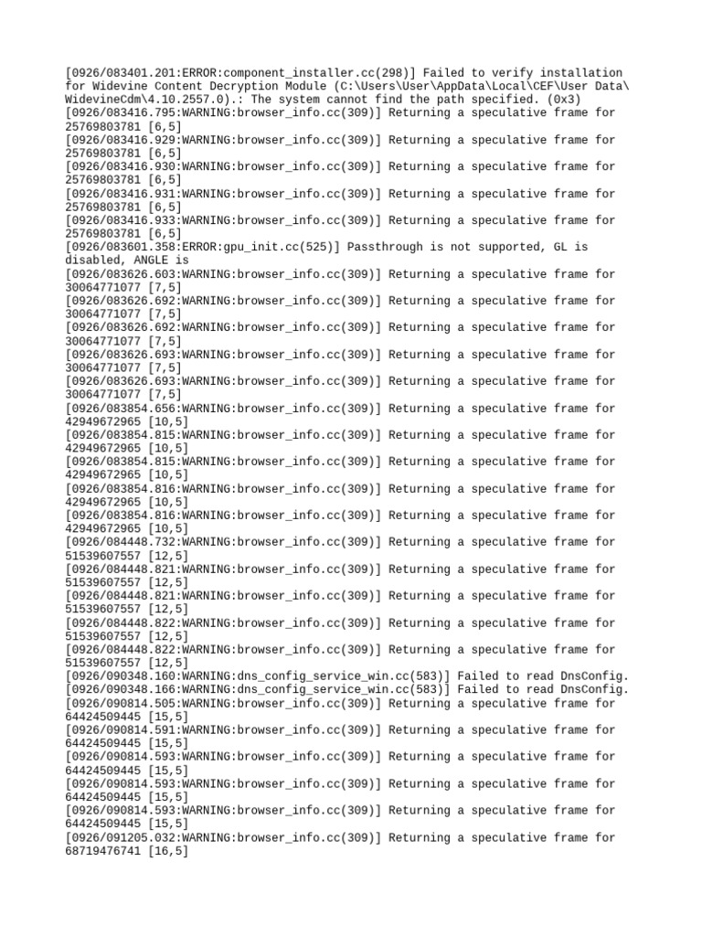 Log Chromium | PDF