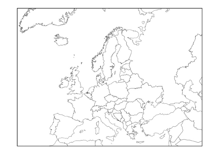 Mapa Politic Europa Mut | PDF