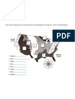 VA USI Geography: Fifth Grade Fun Way To Remember Regions