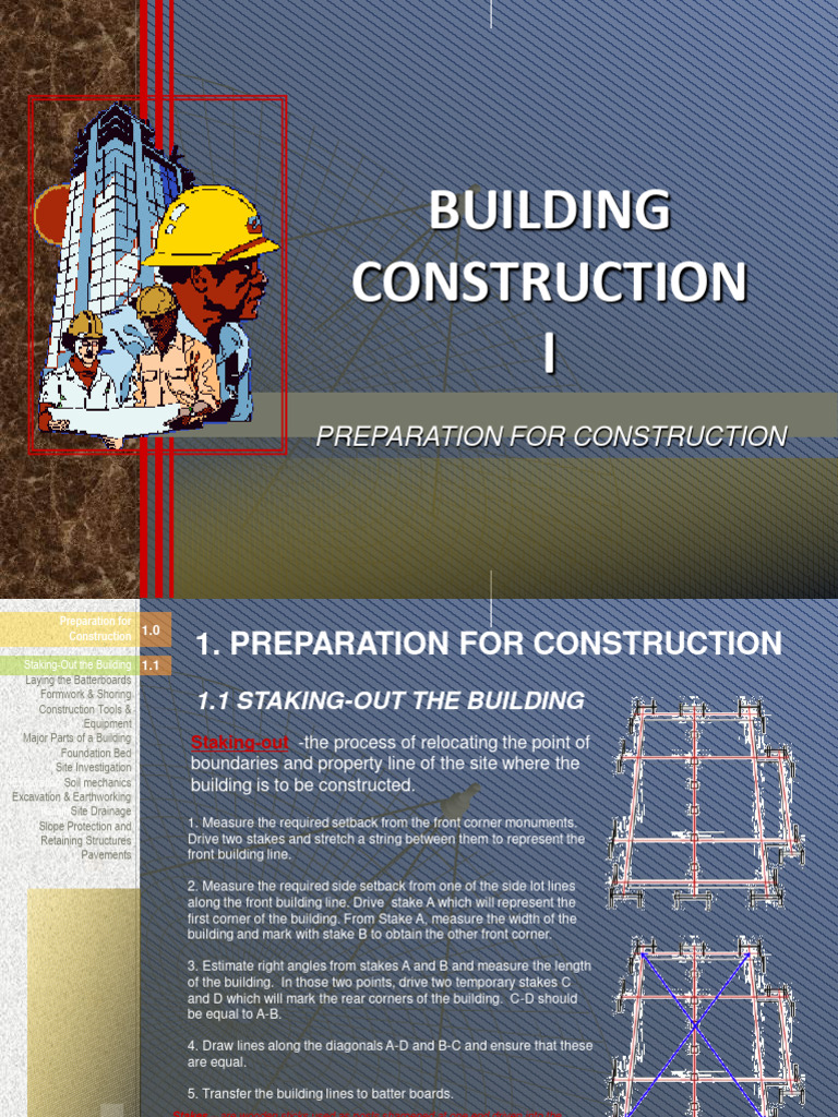 Building Construction 1 | PDF
