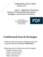 Week 67 8 Dan 9 Algorithms Uninformed and Informed Search Strategies