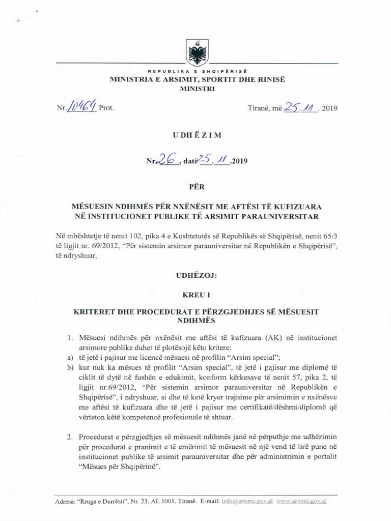 Udhezimi nr 26 dt 25 11 2019 pdf