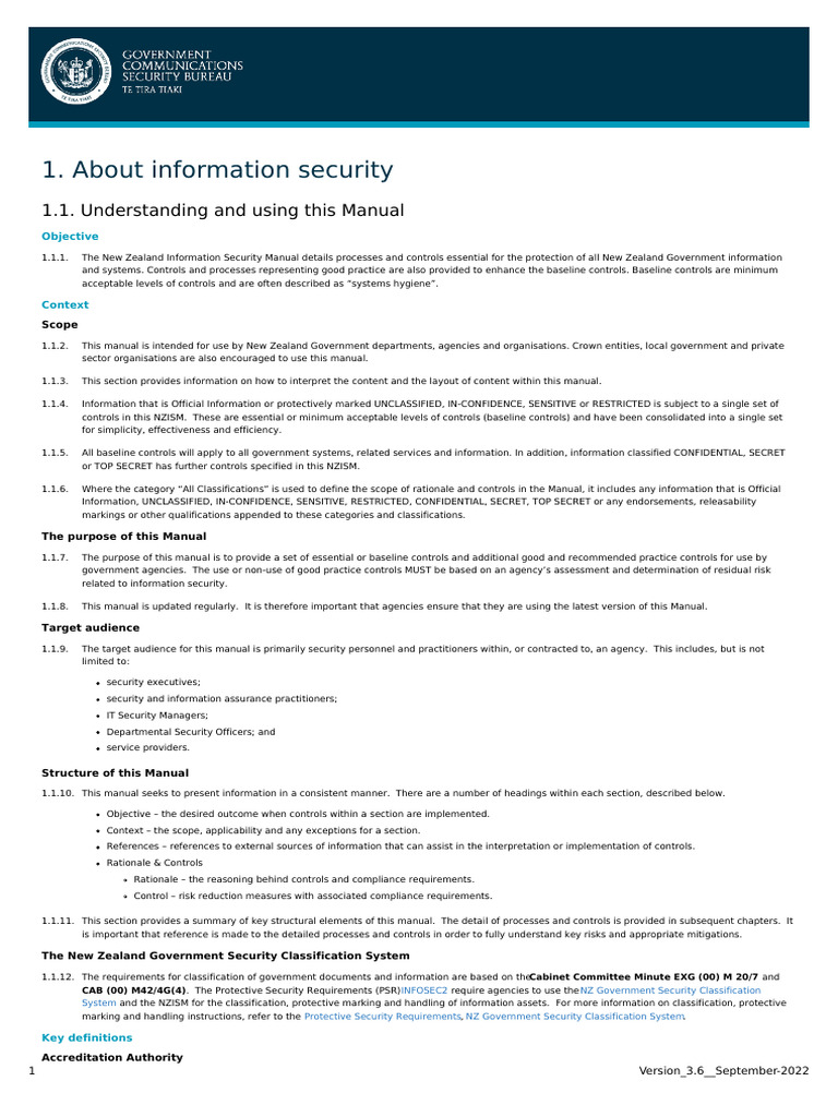 NZ Information Security Manual Guide | PDF | Information Security ...