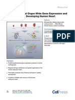 A Spatiotemporal Organ-Wide Gene Expression and Cell Atlas of The Developing Human Heart