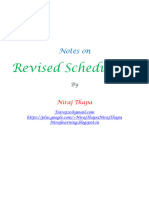 Revised Schedule VI by Niraj Thapa