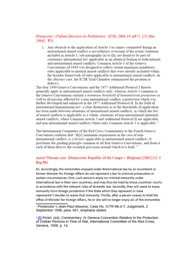 Head of State's Immunity PDF