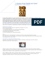 Como fazer Queijo Minas em casa