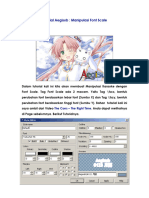 Tutorial Aegisub Manipulasi Font Scale