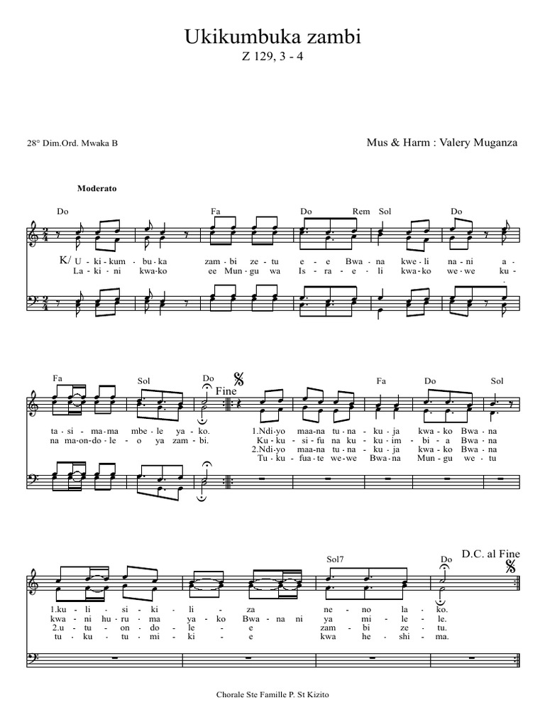 Ukikumbuka Zambi | PDF