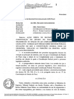 ADI 2872 PI Simetria LC e LO Crítica Menezes Direito A Simetria