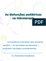 As Disfunções Pediátricas Na Hidroterapia 9°aula