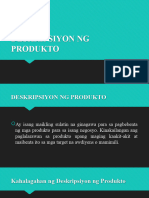 Deskripsiyon NG Produkto