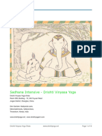 Pdfcoffee.com Sadhana Intensive Drishti Vinyasa Yoga PDF Free