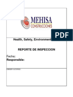 Reporte de Inspeccion