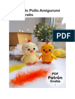 PDF Lindo Pollo Amigurumi Patron Gratis