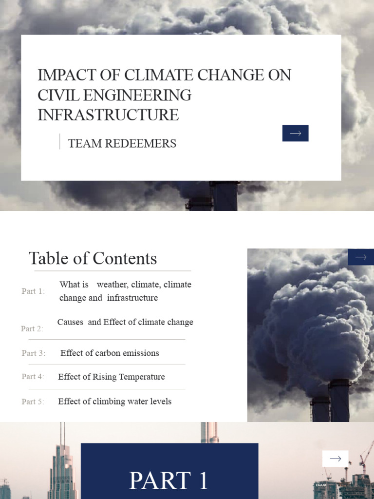 Climate Change Impact on Civil Infrastructure | PDF | Corrosion ...