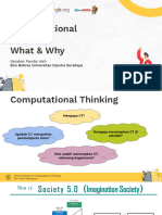 2 - Computational Thinking - What and Why