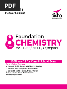 Foundation Chemistry Class 8 For IIT-JE - Disha Experts