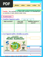 Cuidado Del Medio Ambiente Afiche | PDF