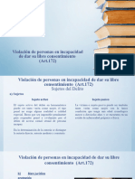 SEMANA 10 Violación de Personas en Incapacidad, Violacion de Menor de Edad, Delitos Contra El Pudor