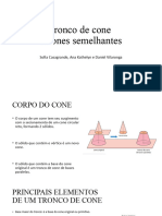 Tronco de Cone e Cones Semelhantes