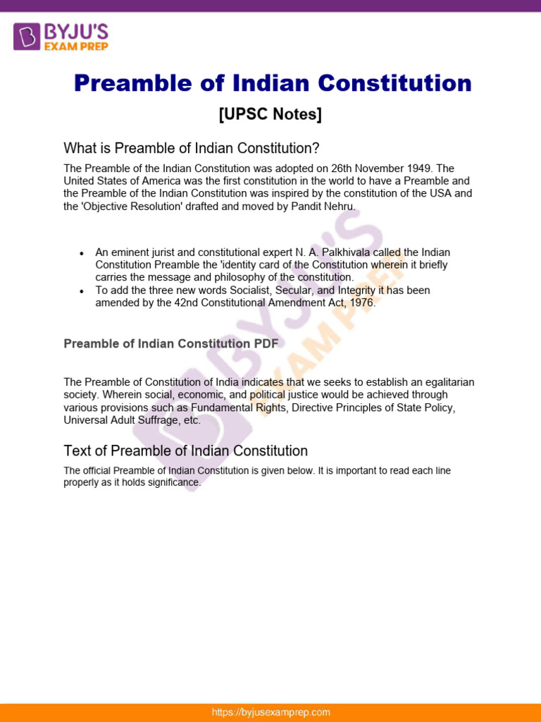 preamble-of-indian-constitution-upsc-notes-18-pdf-government-justice
