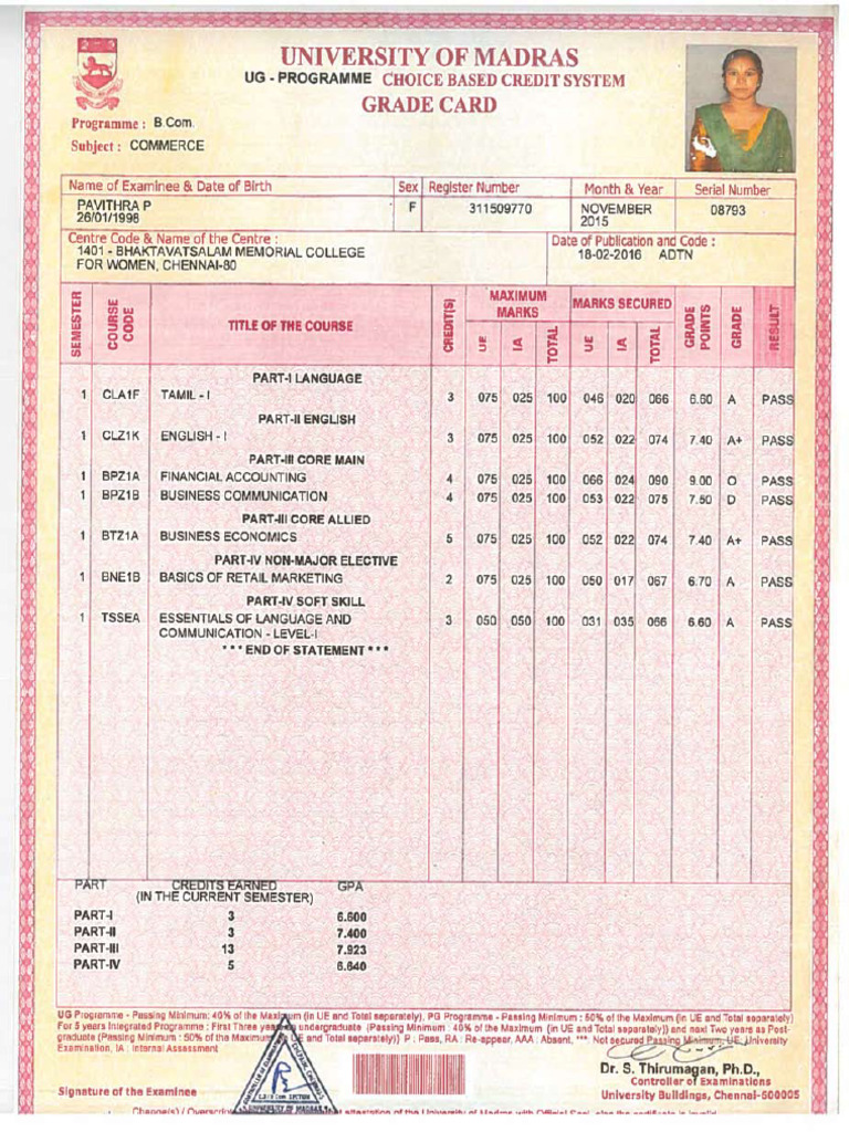 mark statement | PDF
