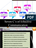 Seven C's of Effective Communication-Demo
