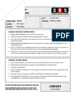 Lod301 2019 01 Exam