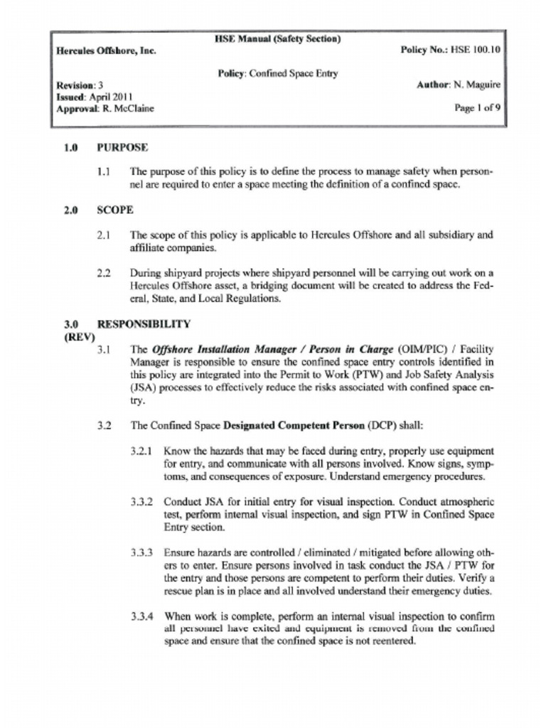 Confined Space PDF